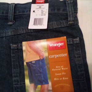 Wrangler Mens (big/tall) Carpenter Denim Shorts (46) NWT